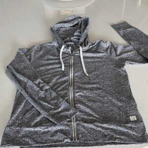 Vuori Gray Zip-Up Hoodie